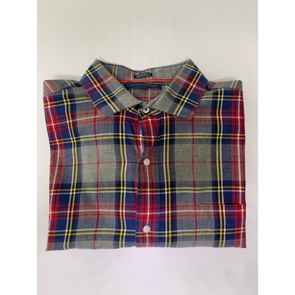 Tommy Hilfiger Button Down Shirt - LARGE - Picture 4 of 5